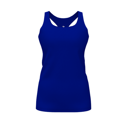 [DFW-RCBK-PER-RYL-FYS] Decker Racerback Tank Top (Female Youth S, Royal, None)