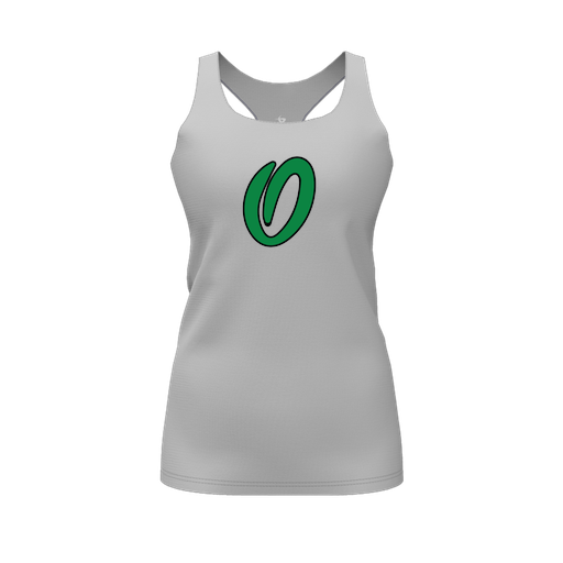 [CUS-DFW-RCBK-PER-GRY-FYS-LOGO1] Decker Racerback Tank Top (Female Youth S, Gray, Logo 1)