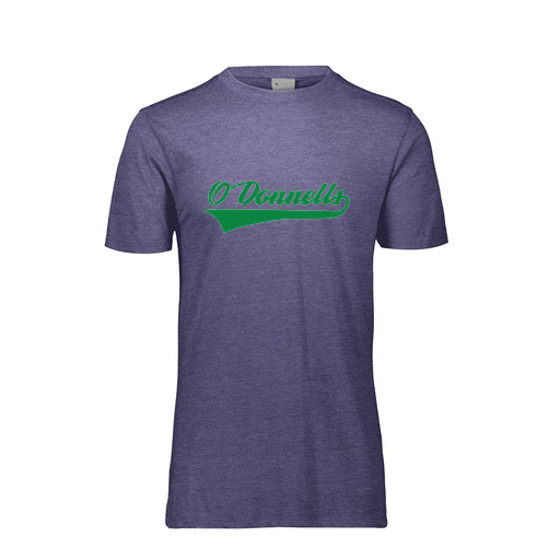 [FTSCUBNV-YS-LOGO2] Decker Youth Tri-Blend T-Shirt - Short Sleeve (Youth S, Navy, Logo 2)