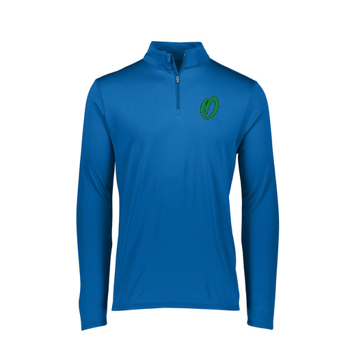 [FTLQFLRY-FAXS-LOGO1] Decker Women's Flex-Lite 1/4 Zip Shirt (Female Adult XS, Royal, Logo 1)