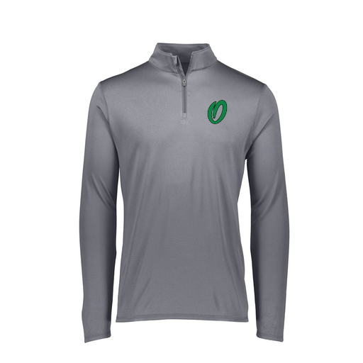 [FTLQFLGY-FAXS-LOGO1] Decker Women's Flex-Lite 1/4 Zip Shirt (Female Adult XS, Gray, Logo 1)