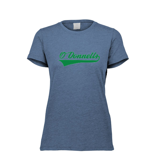 [FTSCUBNV-FAXS-LOGO2] Decker Women's Tri-Blend T-Shirt - Short Sleeve (Female Adult XS, Navy, Logo 2)