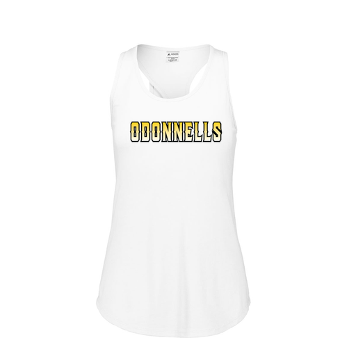 [FT0TUBWH-FAS-LOGO3] Ladies Tri Blend Tank Top (Female Adult S, White, Logo 3)