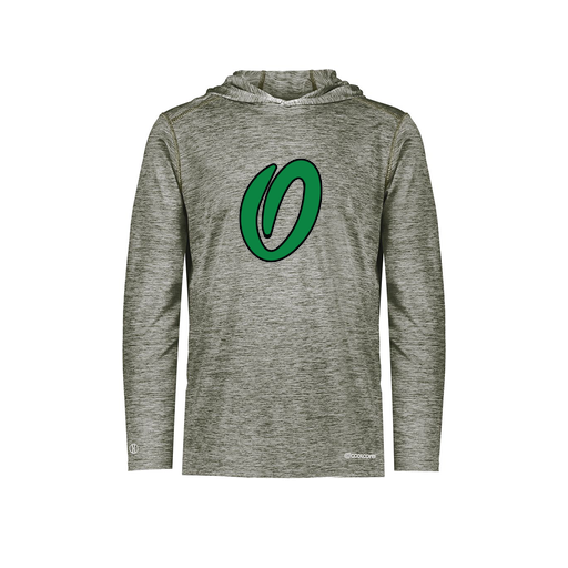 [FOLHCGGY-AS-LOGO1] Decker Men's Charge Hoodie (Adult S, Gray, Logo 1)