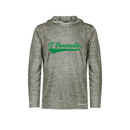 [FOLHCGGY-AS-LOGO2] Decker Men's Charge Hoodie (Adult S, Gray, Logo 2)