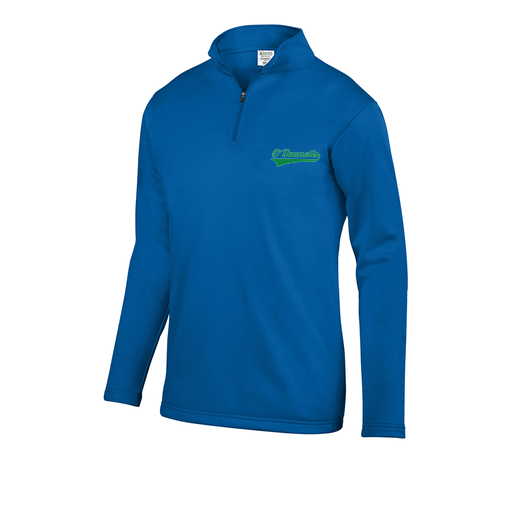 [DFW-FFQZ-RYL-AS-LOGO2] Decker Men's FlexFleece 1/4 Zip (Adult S, Royal, Logo 2)