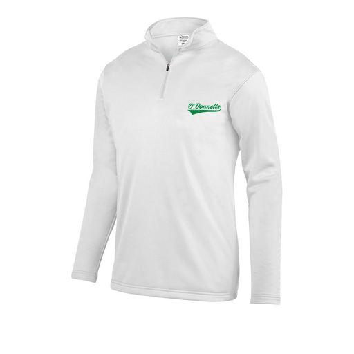 [5508.005.S-LOGO2] Decker Youth FlexFleece 1/4 Zip (Youth S, White, Logo 2)