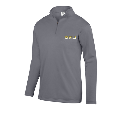 [5508.059.S-LOGO3] Decker Youth FlexFleece 1/4 Zip (Youth S, Gray, Logo 3)