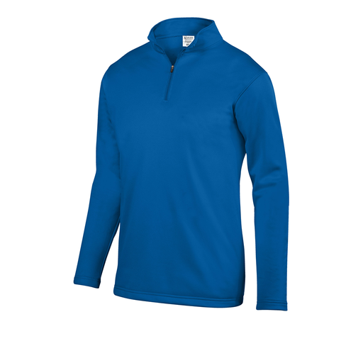 [5508.060.S-LOGO4] Decker Youth FlexFleece 1/4 Zip (Youth S, Royal, Logo 4)